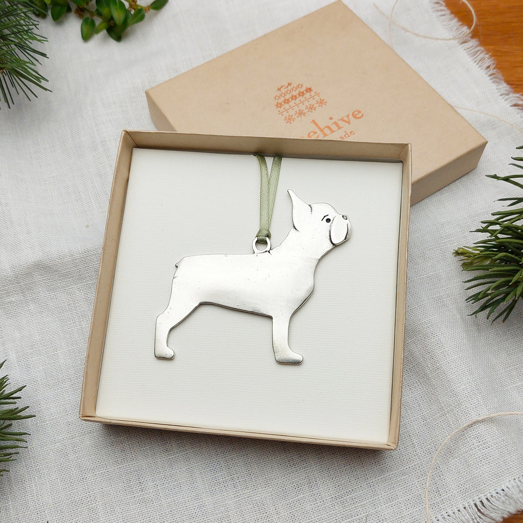 French Bulldog Holiday Ornament