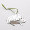 Hedgehog Holiday Ornament