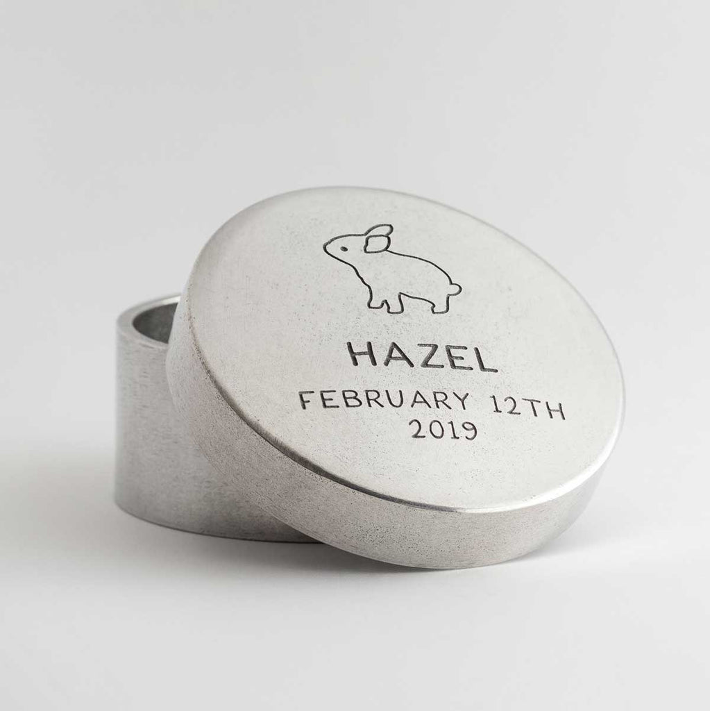 Personalized Heirloom Keepsake Box - Bunny