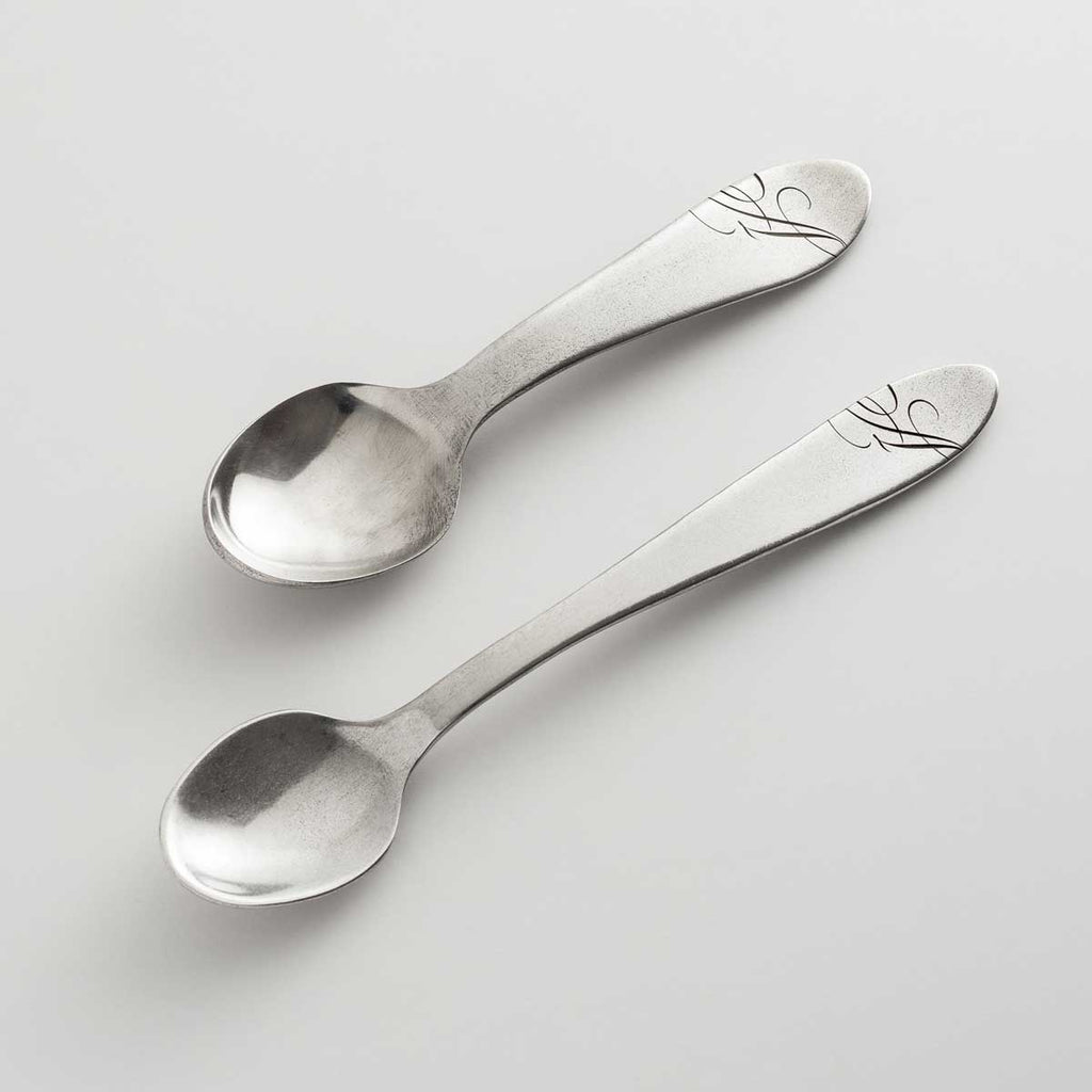 Personalized Heirloom Baby Spoons - Script