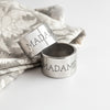 Pewter Napkin Rings Same Sex Wedding gift